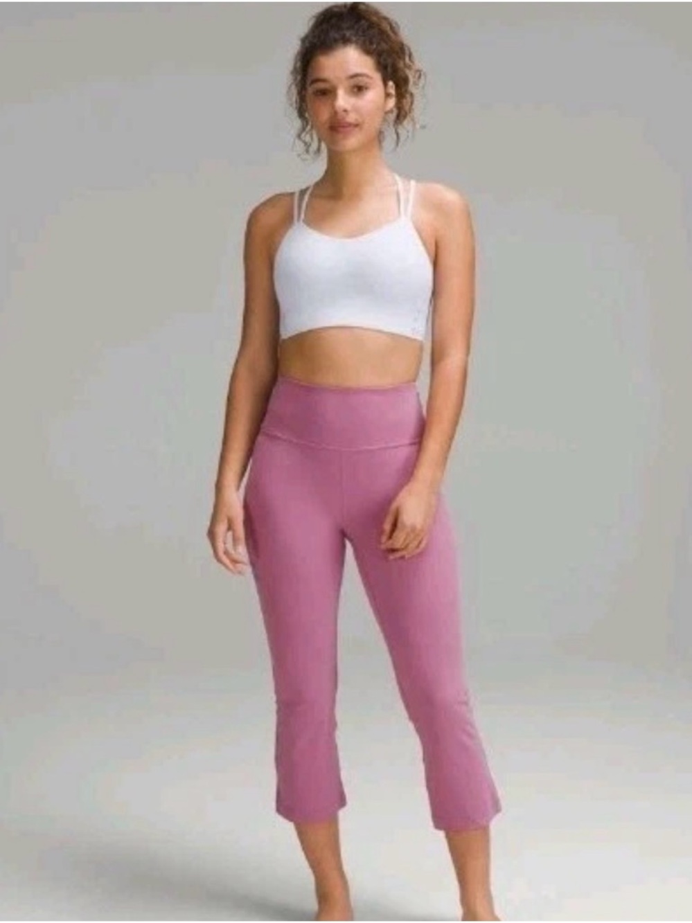 Lululemon Women’s 14 Groove Super-High-Rise Crop 23" Velvet Dust W6BZ3S
